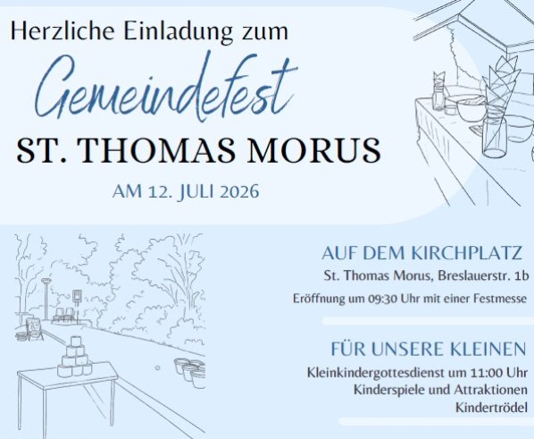Gemeindefest St. Th. Morus 12.07.2026