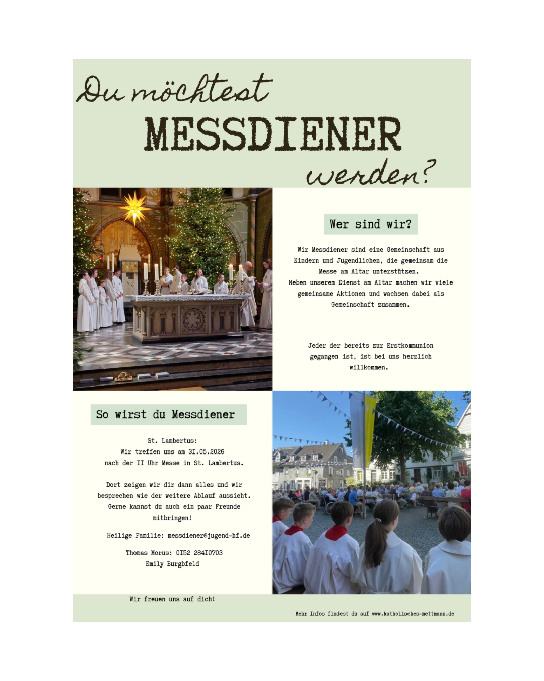 Ministrant Ausbildung 2026