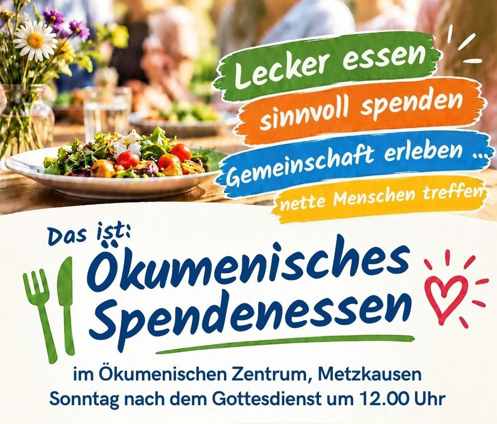 Spendenessen-Plakat 2026
