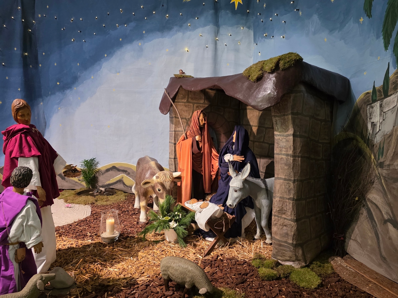 Wegekrippe 2025 in der Kirche St. Lambertus