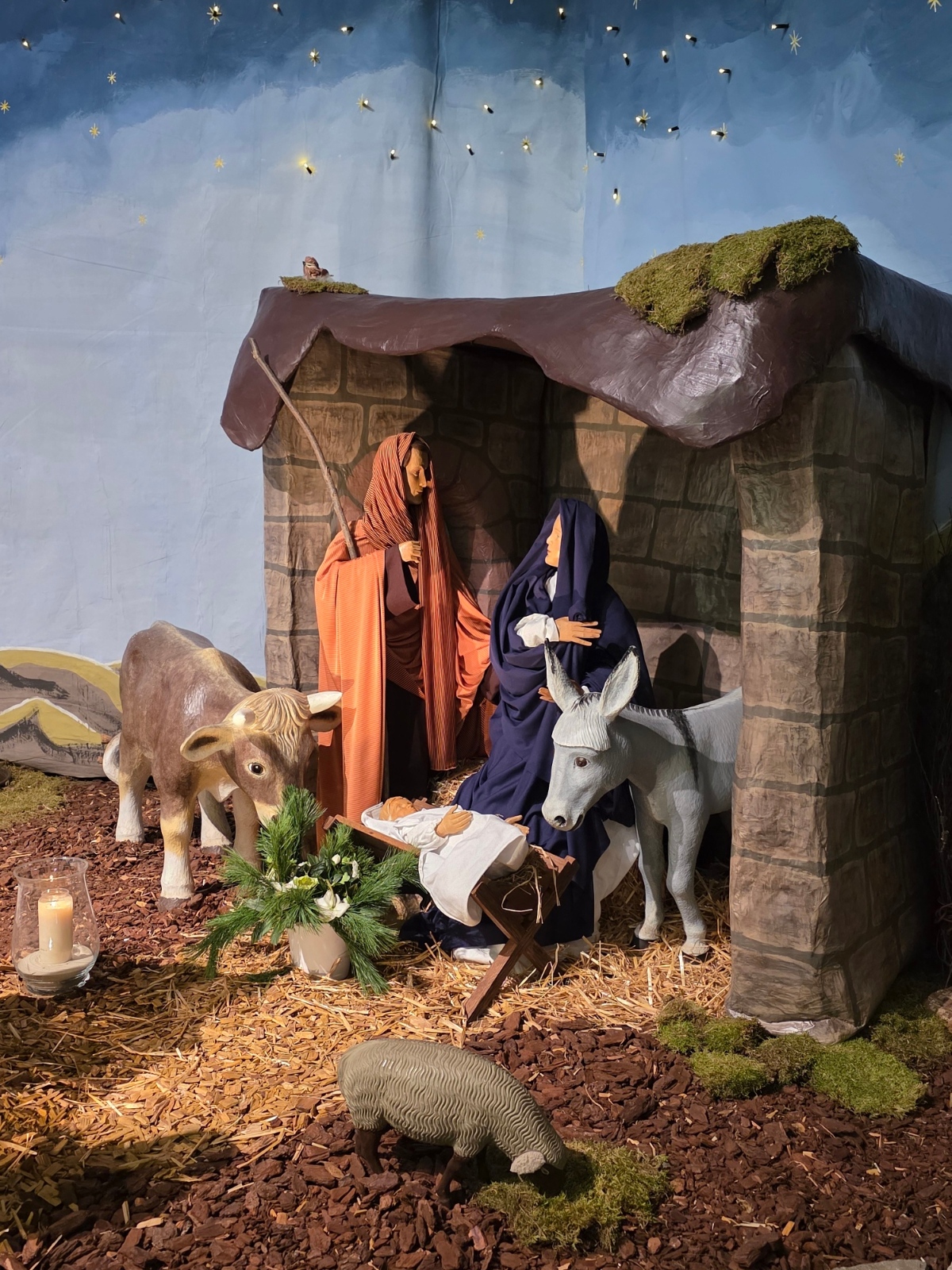 Wegekrippe 2025 in der Kirche St. Lambertus