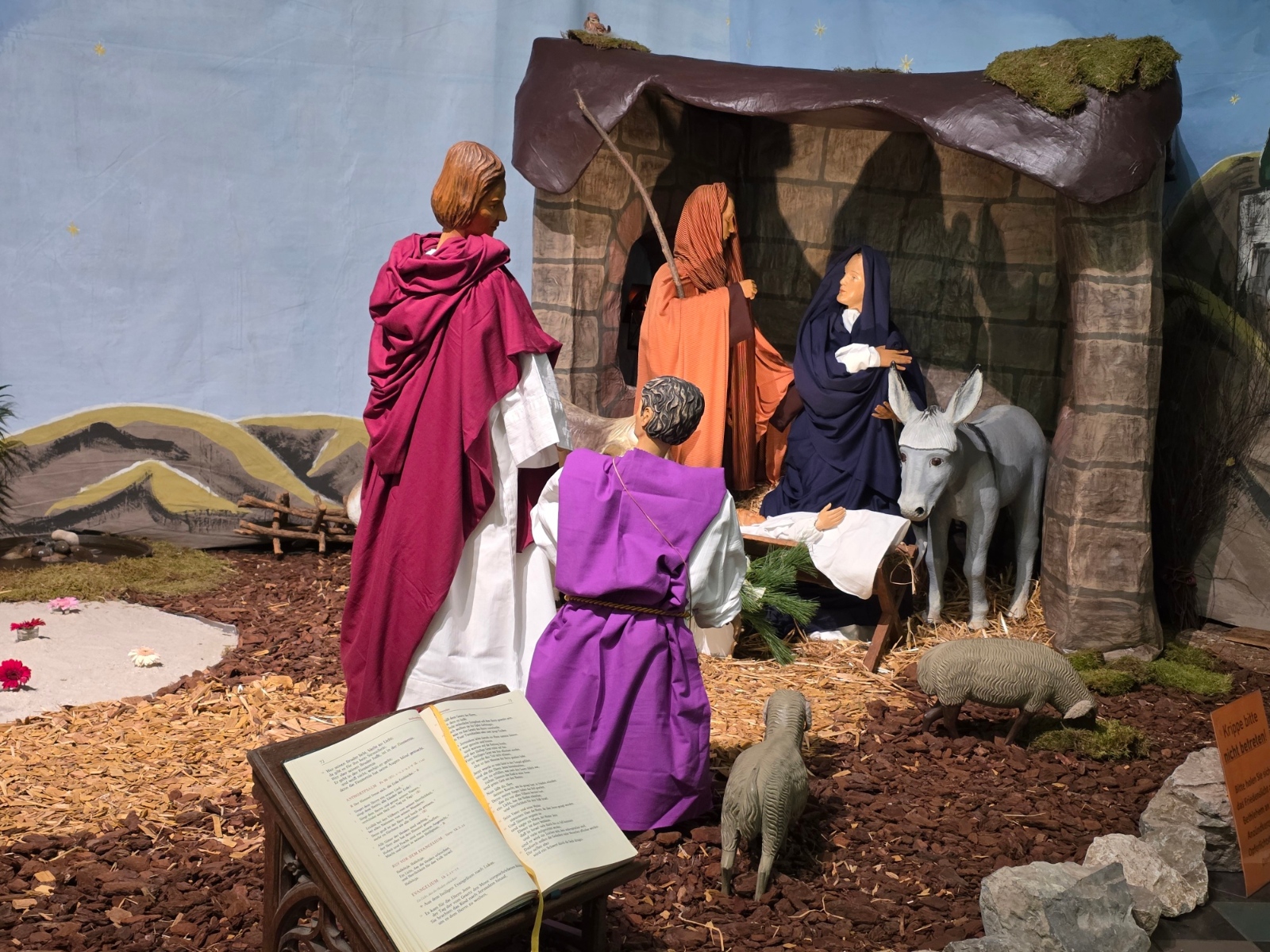 Wegekrippe 2025 in der Kirche St. Lambertus