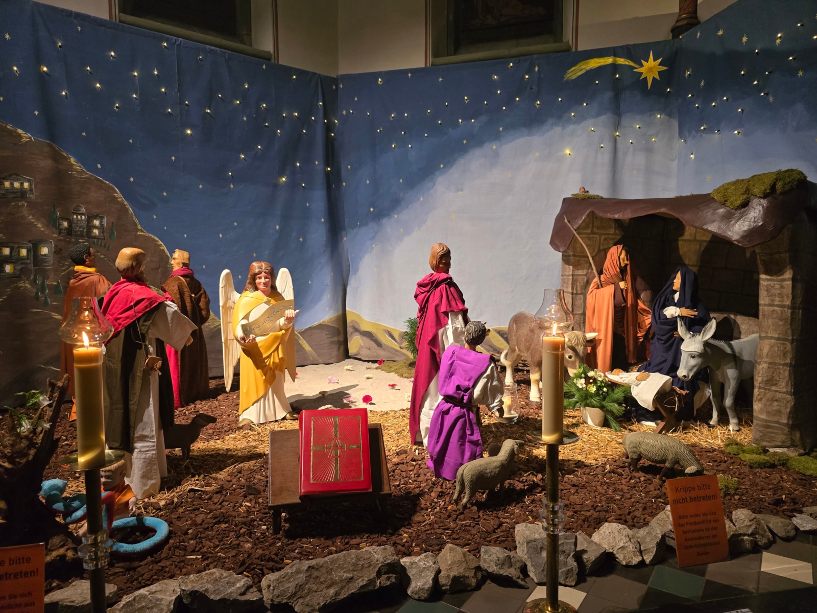 Wegekrippe 2025 in der Kirche St. Lambertus