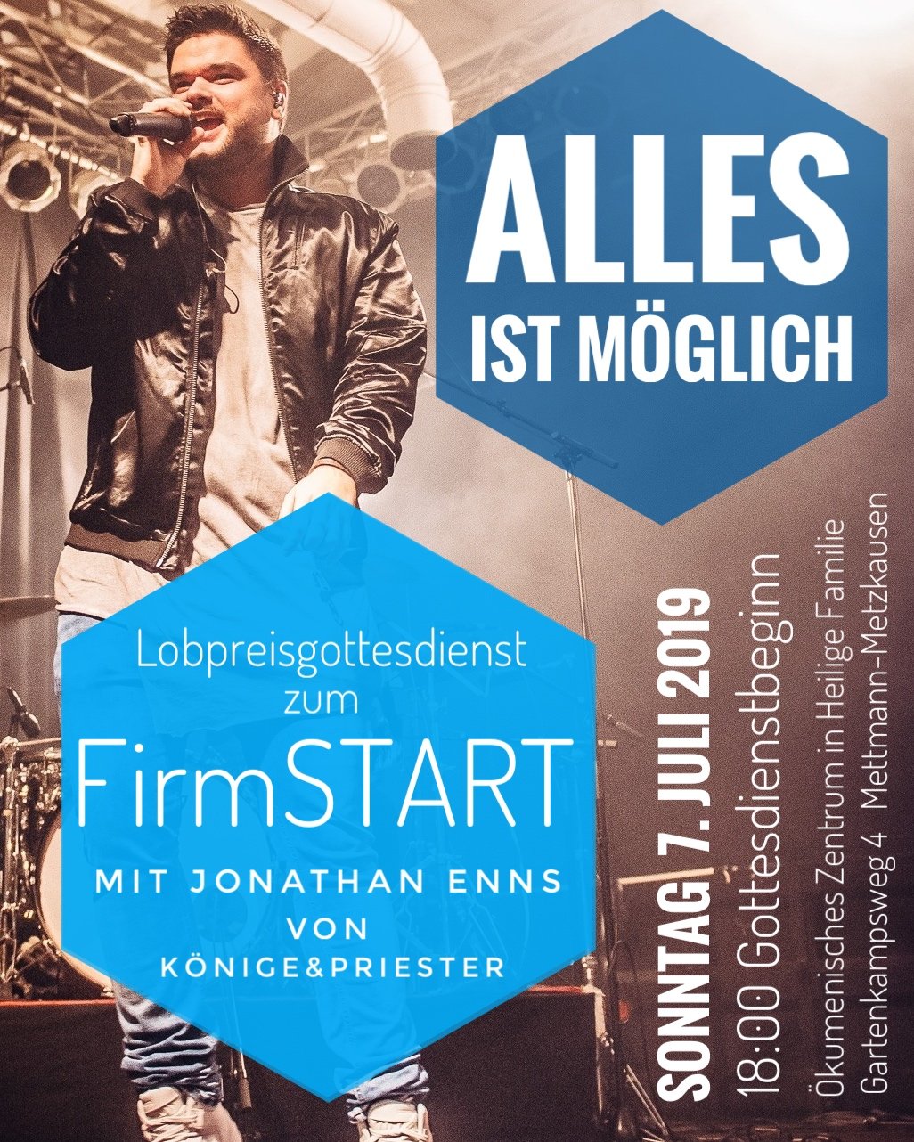 FirmSTART 2019B - Plakat (c) Pfarrei St. Lambertus Mettmann