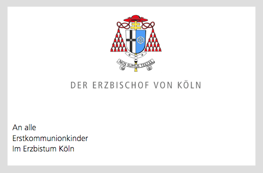 Brief Erzbischof an KoKis Apr20 BILD (c) Erzbistum Köln
