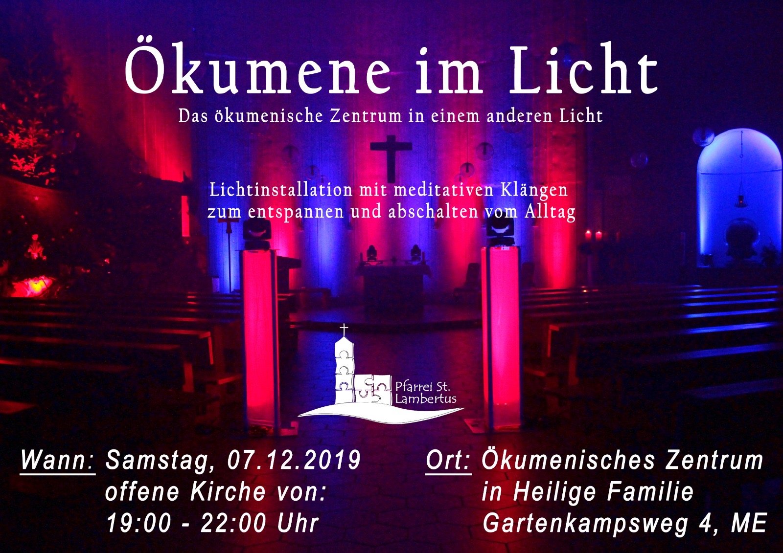Oekumene im Licht 2019 (c) Pfarrei St. Lambertus ME