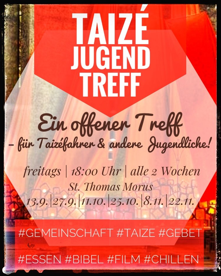 Taize Jugendtreff Startpost 19-09-13 (c) Pfarrei St. Lambertus ME