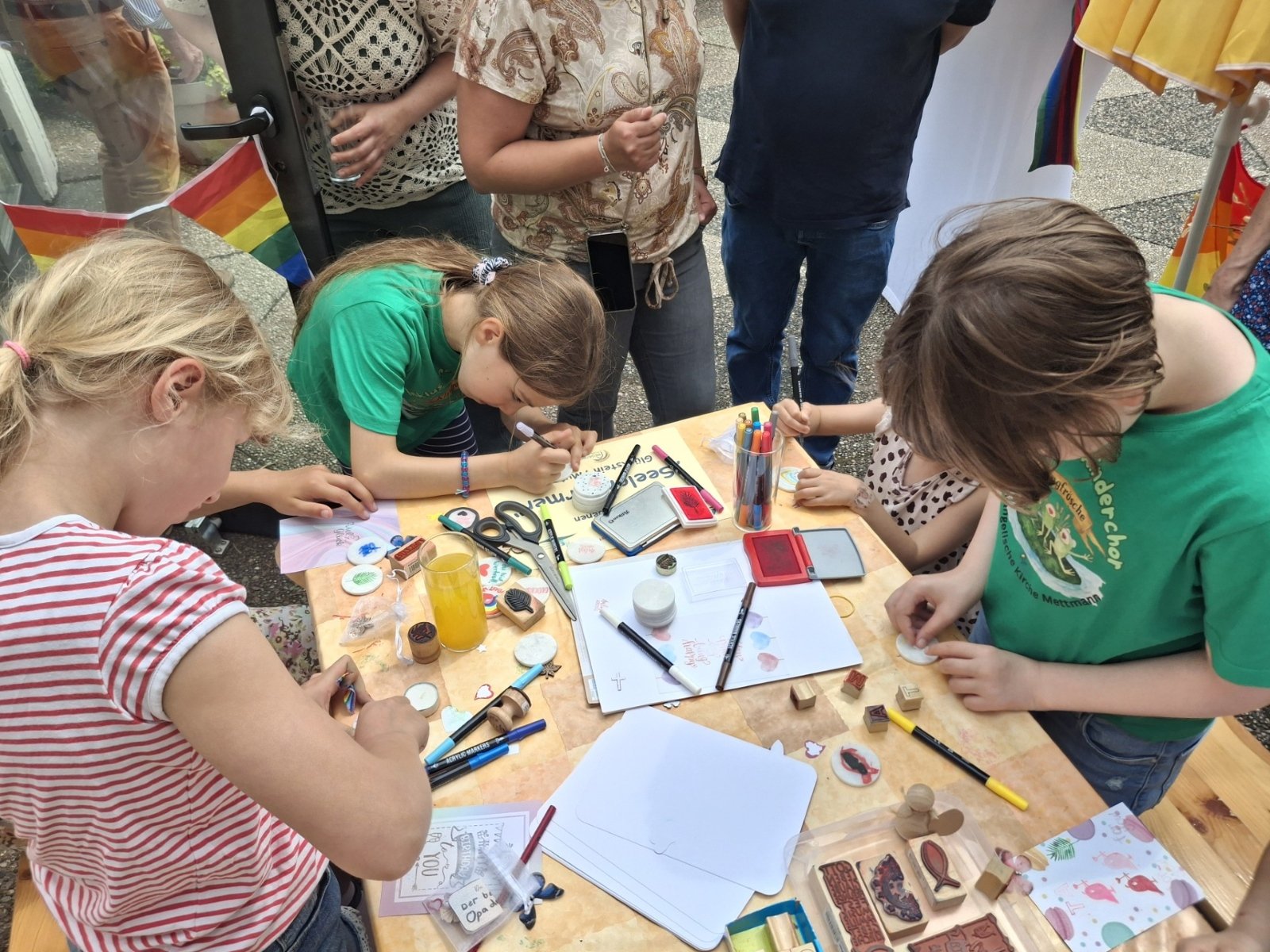 Kinder dekorieren Handschmeichler