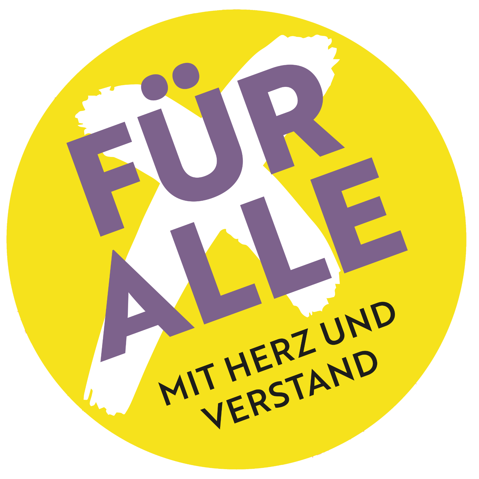 Log Wahlkampagne FÜR ALLE zur Bundestagswahl am 23.02.2025
